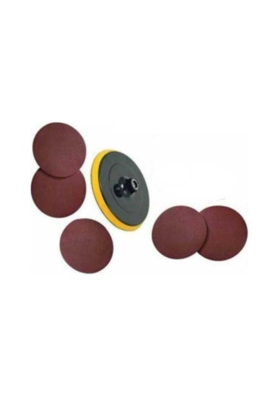Sfd Cırt Zımpara Disk Altı 180Mm 6 Adet Zımpara Dahil