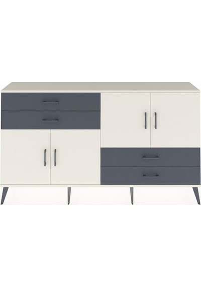 Arges Konsol 3 Raflı 4 Çekmeceli 4 Kapaklı 176x30x99 Aytaşı-aytaşı/antrasit Aytası/antrasıt - Aytası Arges Konsol 3 Raflı 4 Çekmeceli 4 Kapaklı 176x30x99 Aytaşı-aytaşı/antrasit Aytası/antrasıt - Aytası