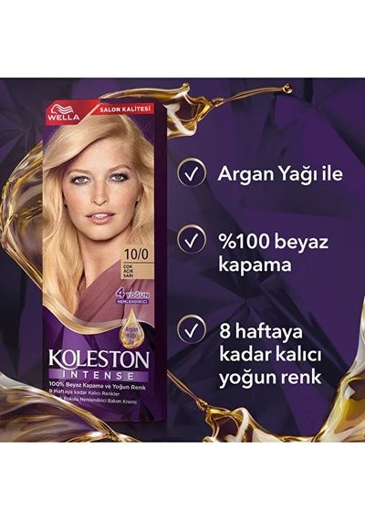Koleston İntense Saç Boyası - 10/0 Çok Açık Sarı