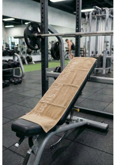 Bfs Bej Sporcu Havlusu 30x120 %100 Pamuk - Yüksek Emicilik, Hafif Bej
