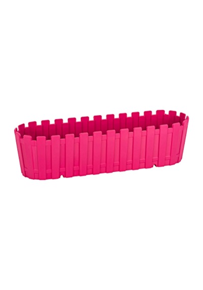 Poliwork Akasya Renkli Plastik Balkon Saksısı Oval 60 Cm