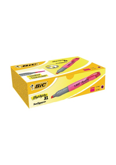 Kalemlerine Highlighter Xl, Pembe Çok Renkli