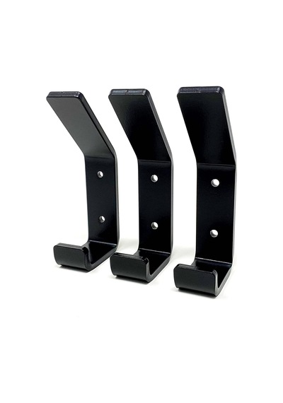 Metal Siyah (3 Adet) Askılık, Duvar Askılık Diğer