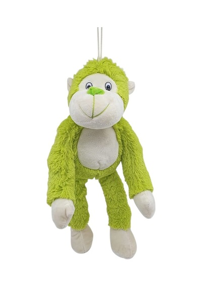 Peluş Maymun 40 Cm - Yumuşak Peluş - G5501 - Yeşil