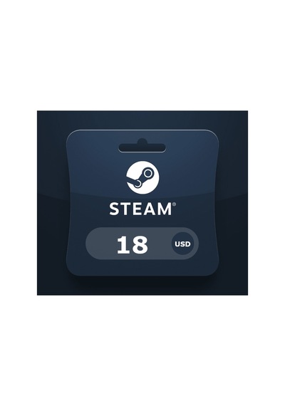 Steam Cüzdan 18 Usd Bakiye Hediye Kartı Gift Card