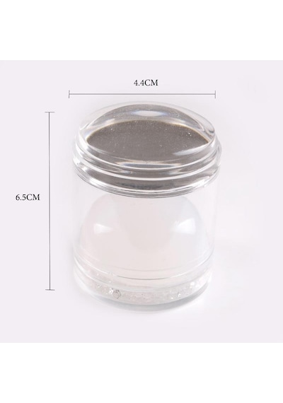 Çift Silikonlu Stamping Baskı Ve French Uygulama Mühürü 009