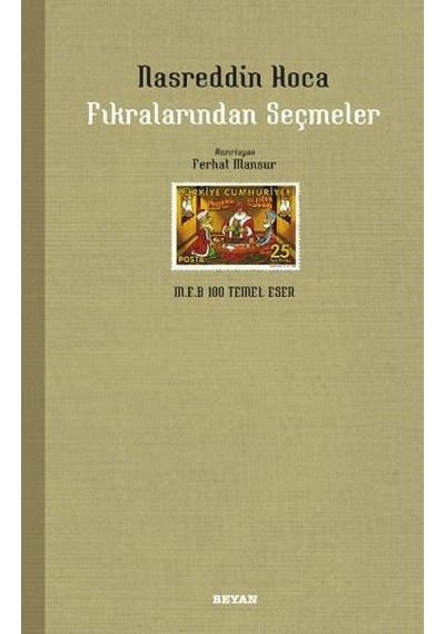 Nasreddin Hoca Fıkralarından Seçmeler- Beyan Yayınları