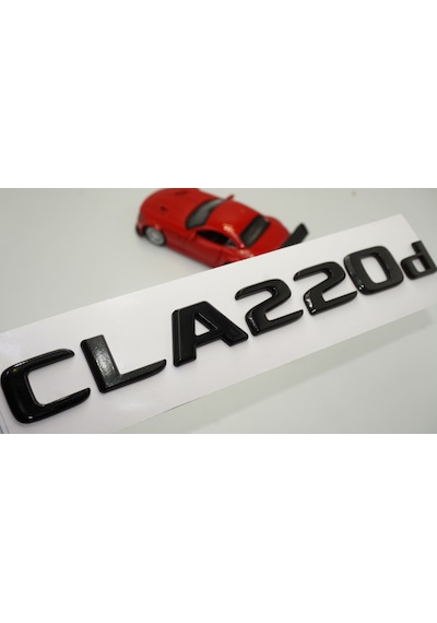 CLA 220d Bagaj Parlak Siyah ABS 3M 3D Yazı Logo