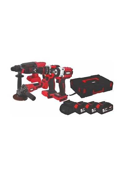 Attlas Atb 21 4'lü Kömürsüz Kombo Set Matkap+taşlama+kırıcı Delici+somun Sıkma