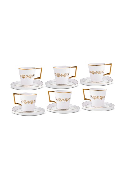 Aryıldız Marilla 12 Parça 6 Kişilik Kahve Fincan Takımı 90 Ml Çok Renkli