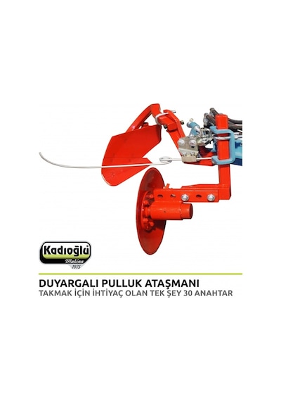 Kadıoğlu Eko Duyarga Taşıyıcı + Çapa Bıçağı + 4'lü Diskaro + Kapama + Pulluk