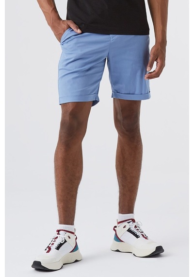 Lacoste Men's Slim Fit Bermuda Shorts Erkek Dar Kesim Bermuda Şort Mavi