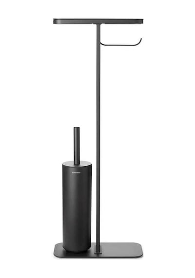 Brabantia Mindset Koyu Gri Standlı Organizer , Tuvalet Kağıdı Tutucusu Ve Tuvalet Fırçası Koyu Gri