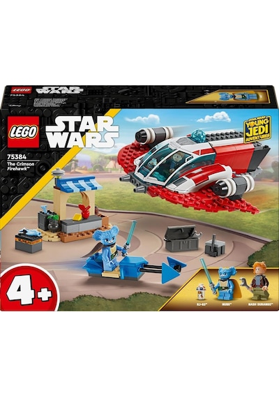 LEGO® Star Wars™: Young Jedi Adventures Crimson Firehawk™ 75384 4+ Yaratıcı Oyuncak Yapım Seti - 136 Parça
