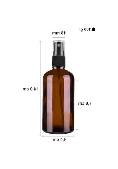 100 Ml Sızdırmaz Kapaklı Kahverengi Cam Şişe - 6 Adet 01