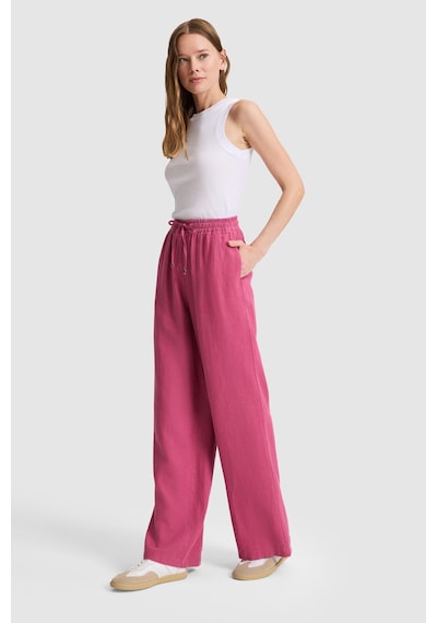 U.s. Polo Assn. Kadın Fuşya Pantolon Kanvas-chino 50321992-vr023