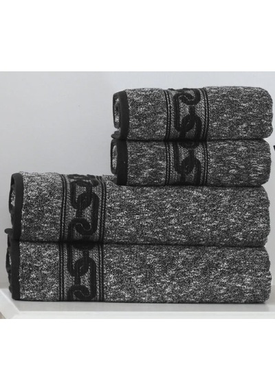 Özdilek Chain Bold Siyah Kahve Best Set Hamam Seti