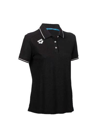Arena Team Solid Cotton Kadın Siyah Yüzücü T-shirt 004893500 Siyah