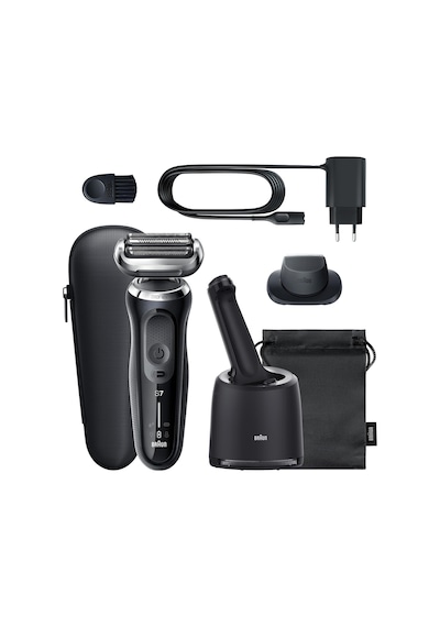 Braun Yeni Seri 7 N7200CC Kablosuz Tıraş Makinesi SmartCare, AutoSense 360° Flex Islak & Kuru
