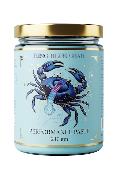 Blue Turkuaz Yengeç Karışık Atom Macun Keçiboynuzu Pekmezli Ballı Güç ve Kuvvet 3 x 240 G