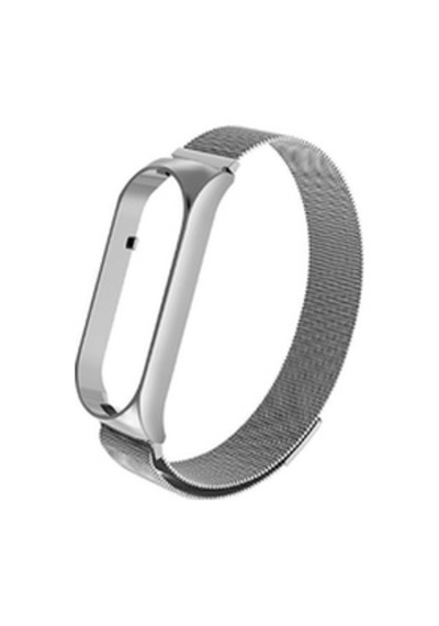 Xiaomi Mi Band 6 Uyumlu Krd-01 Metal Kordon - Metalik