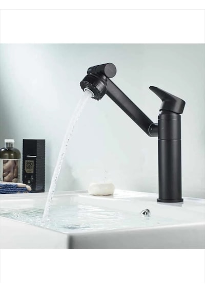 Fleko 360 Lavabo Bataryası Siyah