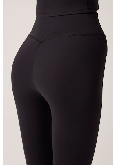 Los Ojos X Ece Siyah Yüksek Bel Spor Tayt Mono Leggings Siyah