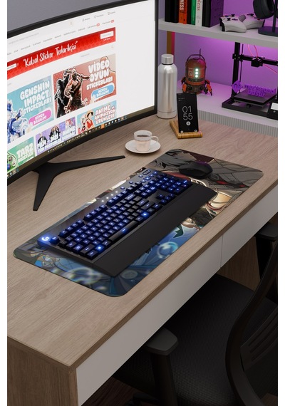 Lynette Genshin Impact Anime Oyuncu V2 - 70x30 Xl Gaming Mouse Pad Fare Altlığı