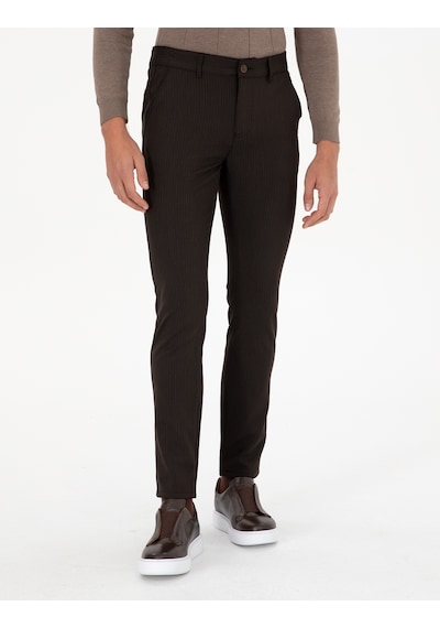 Pierre Cardin Erkek Kahverengi Pantolon Kanvas-chino 50299528-vr029 Kahverengi