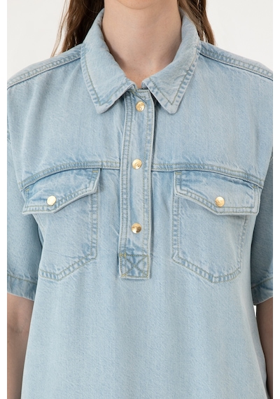 U.s. Polo Assn. Kadın Açık Mavi Elbise Jean 50304314-dn0021 Lıght Blue