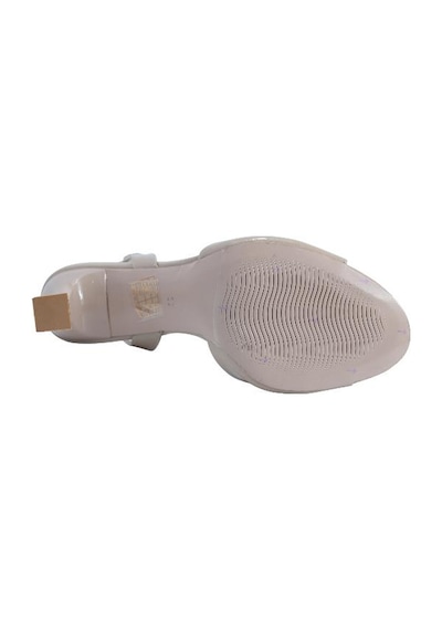 Poletto Hakiki Deri Bej Sandalet Topuklu 319 183 V2-2116 Bej