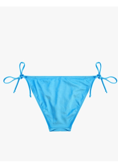 Koton Yanları Bağlamalı İpli Bikini Altı Mavi 6sak00019mm