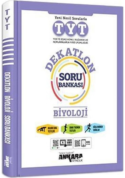 Ankara Yayınları Tyt Biyoloji Dekatlon Soru Bankası 2021-2022