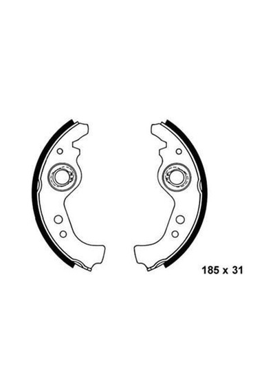 BOSCH 986487030 KAMPANA BALATA UNO 60 185x31