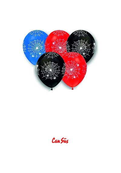 Örümcek Adam Baskılı Balon Spiderman