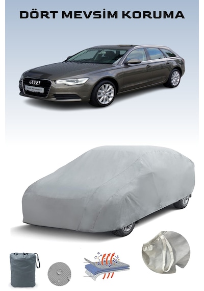 Audı A6 Avant 2011 - 2014 Araba Brandası Oto Branda Gri