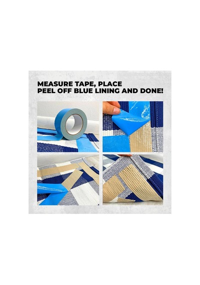 50 Mm X 10 Mt Halı Kaydırmazı Bandı Kilim Paspas Bant Kaymaz Çift Taraflı Yapışkan Toplanma Önleyici