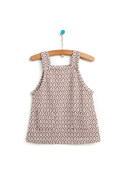 Kız Bebek Geometrik Desenli Elbise 2849 001