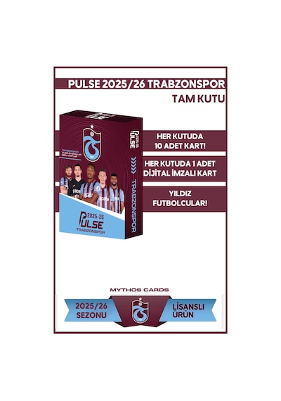 Trabzonspor - Pulse Futbolcu Kartları 2025/26 - Paket