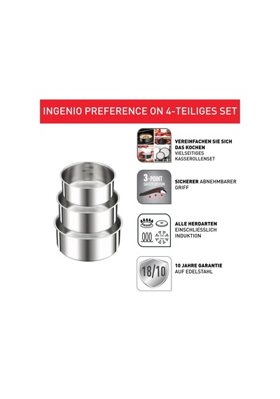 Tefal Ingenio Tercihi 4 Parçalı Güveç Seti, 16/18/20 Cm, Çıkarılabilir Saplı Tencere Seti, İndüksiyonla İstiflenebilir Tencere Seti, Yerden Tasarruf Sağlar, Kullanımı Ve Temizliği Kolaydır, Paslanmaz Çelik, L898s3 Siyah Tefal Ingenio Tercihi 4 Parçalı Güveç Seti, 16/18/20 Cm, Çıkarılabilir Saplı Tencere Seti, İndüksiyonla İstiflenebilir Tencere Seti, Yerden Tasarruf Sağlar, Kullanımı Ve Temizliği Kolaydır, Paslanmaz Çelik, L898s3 Siyah