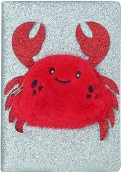 Syloon A5 Sert Kapak Peluş Yengeçli Defter Sm058101