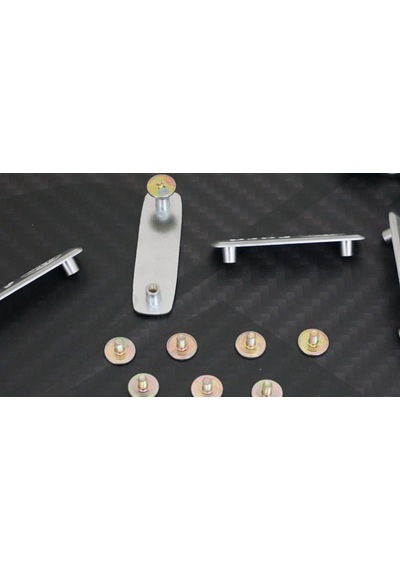 Ford Logo Krom Metal Paspas Vidalı Logo 4 Lü Set