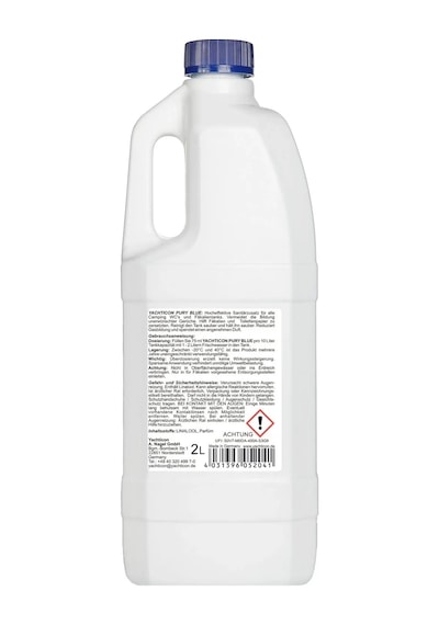 Yachticon - Pury Blue Tank Koku Önleyici 2 Lt : Pis Su Tanklarında Kötü Kokulara Ve Tıkanıklıklara Son