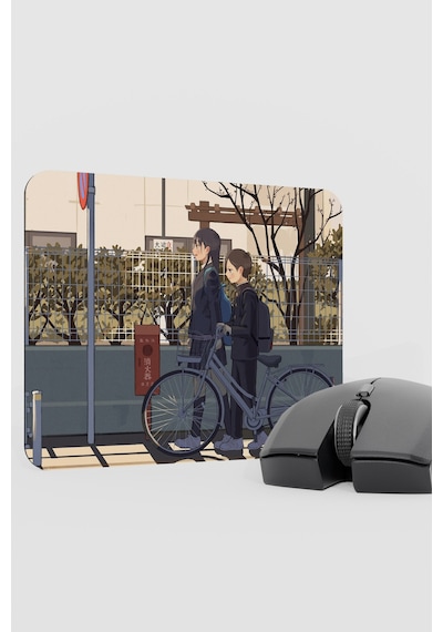 Boku No Kokoro No Yabai Yatsu Anime V1 - 22x18 Gaming Kauçuk Kaymaz Taban Mouse Pad Fare Altlığı