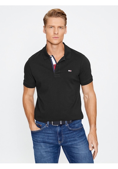 Tommy Hilfiger Tommy Hılfıger Erkek T-shırt Dm0dm15370-bds Siyah