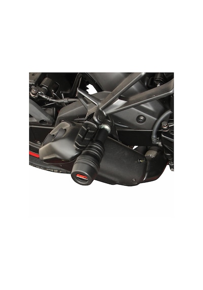 GP Kompozit  Bajaj Pulsar F 250 2022-2024 Uyumlu Egzoz Koruma Takozu Siyah