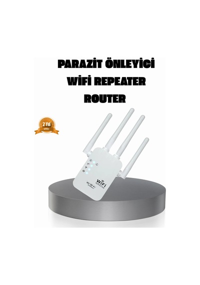 Mey İthalat 50 Cihaz Destekli 300mbps Kablosuz Sinyal Güçlendirici Rj45 Kablolu Kullanım