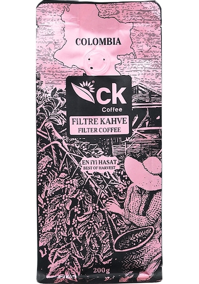Colombia Öğütülmüş Filtre Kahve 200 G Öğütülmüş
