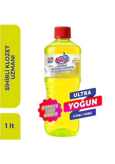 Nilem Sihirli Klozet Uzmanı Çamaşır Suyu Katkılı 1 L