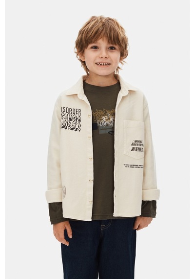 Xo Kids Erkek Çocuk Gömlek 8-14 Yaş 49319 Krem
